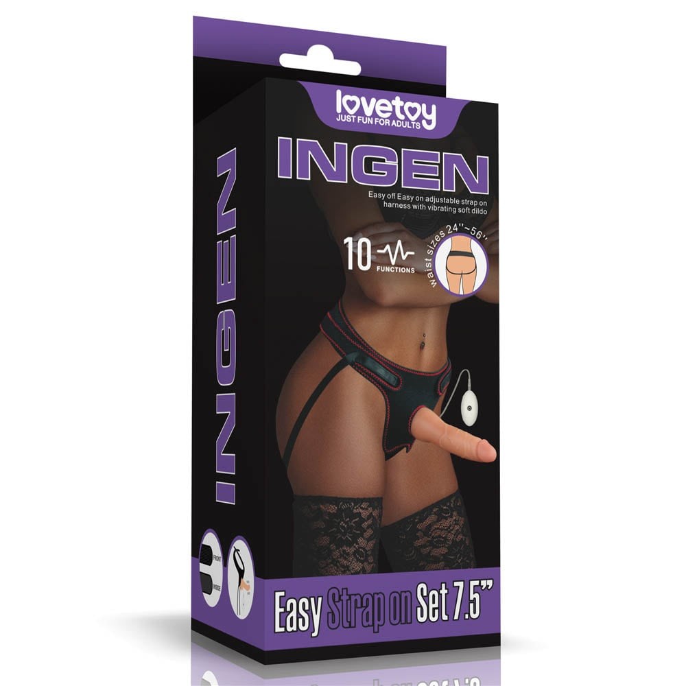Set di Strapon Vibranti Easy da 7,5''