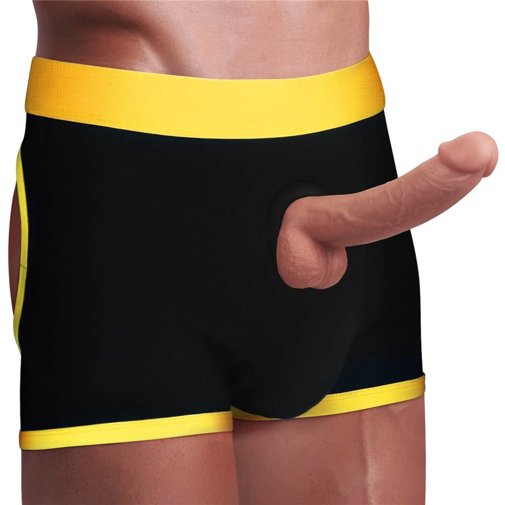 Pantaloncini strapon eccitanti M/L (girovita 33-37 pollici)