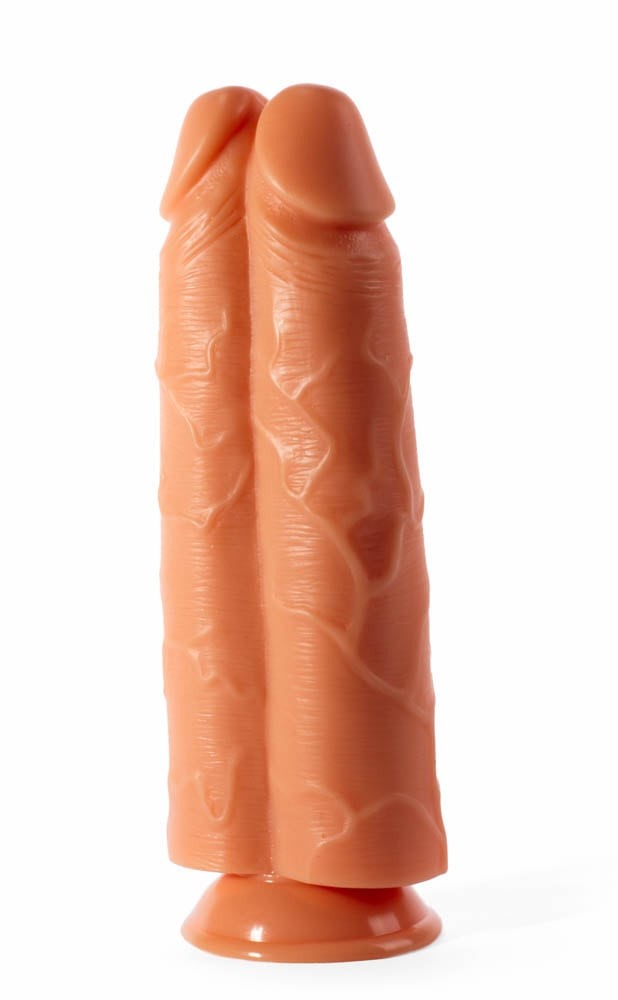 Dildo 2 in 1 X-Men 11" color carne