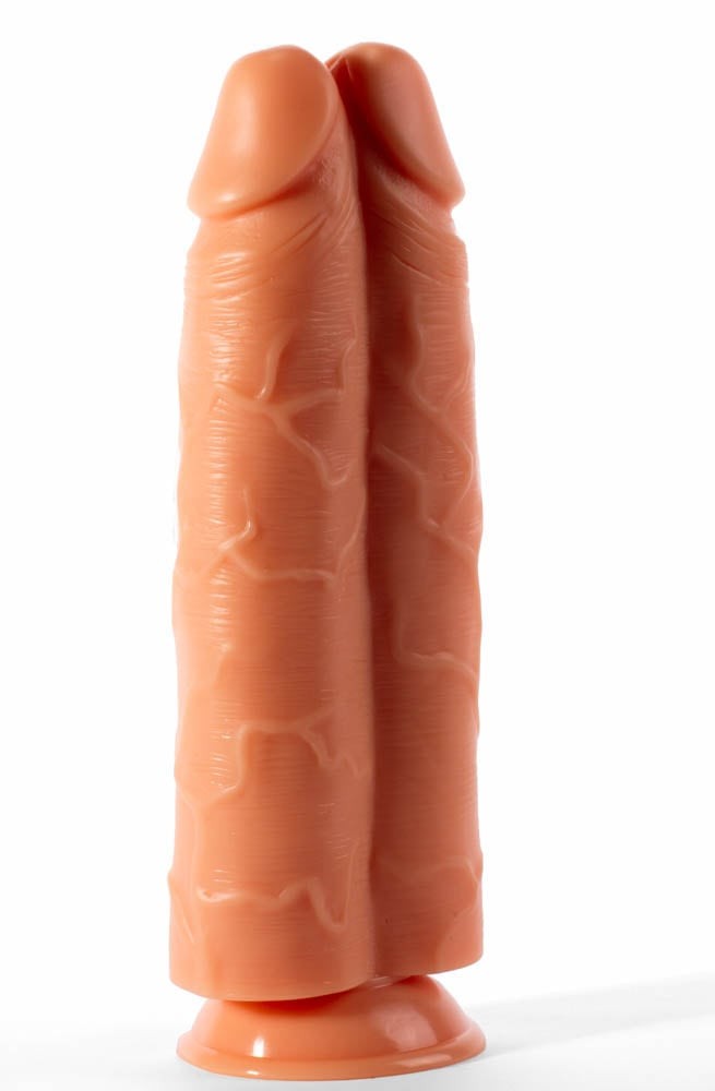 Dildo 2 in 1 X-Men 11" color carne