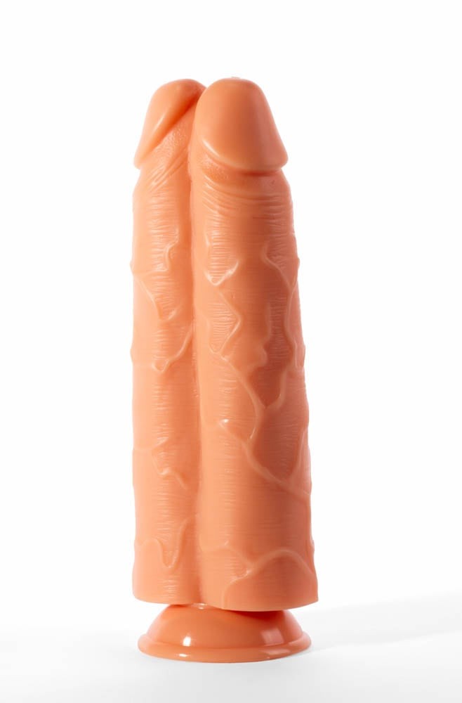 Dildo 2 in 1 X-Men 11" color carne