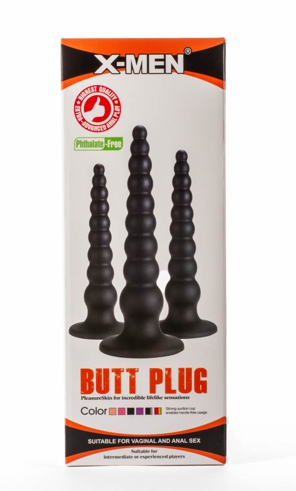 Plug anale X-Men 11,81" Nero L