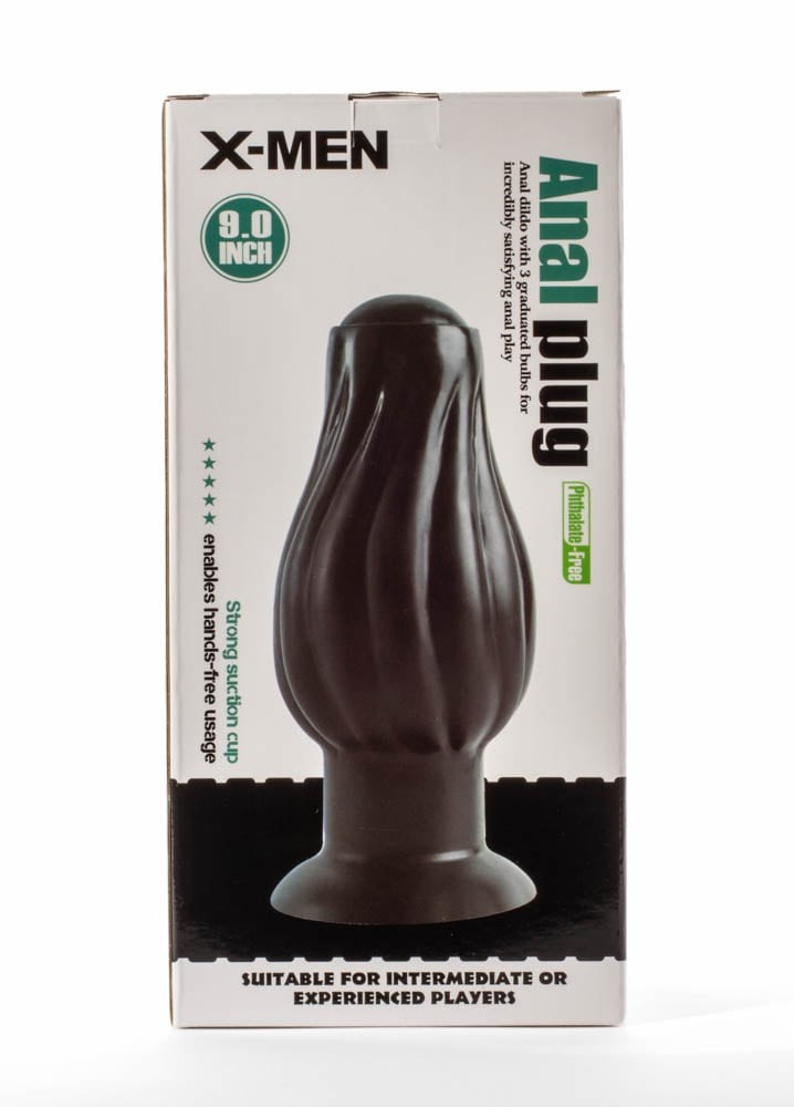 Plug anale X-Men 7,5" Nero