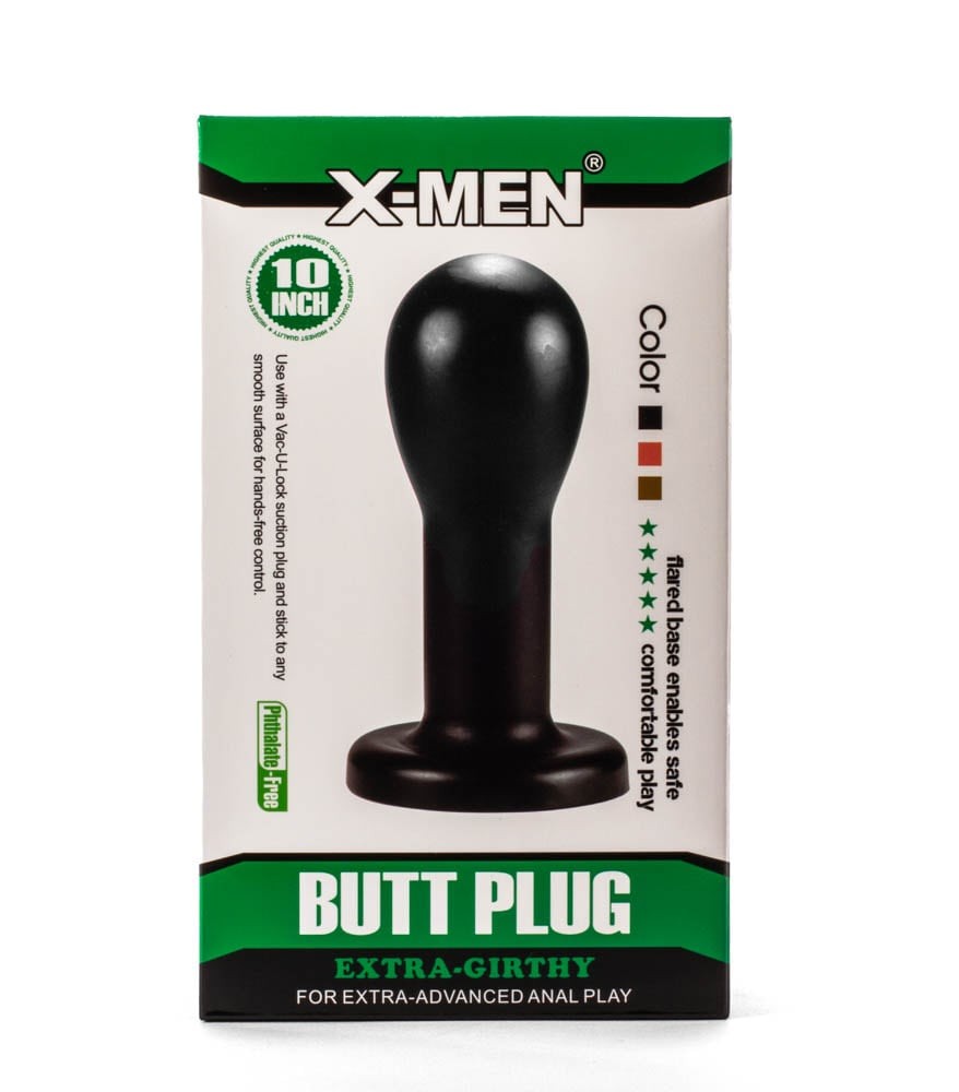 Plug anale extra spesso X-Men 8.86 Nero