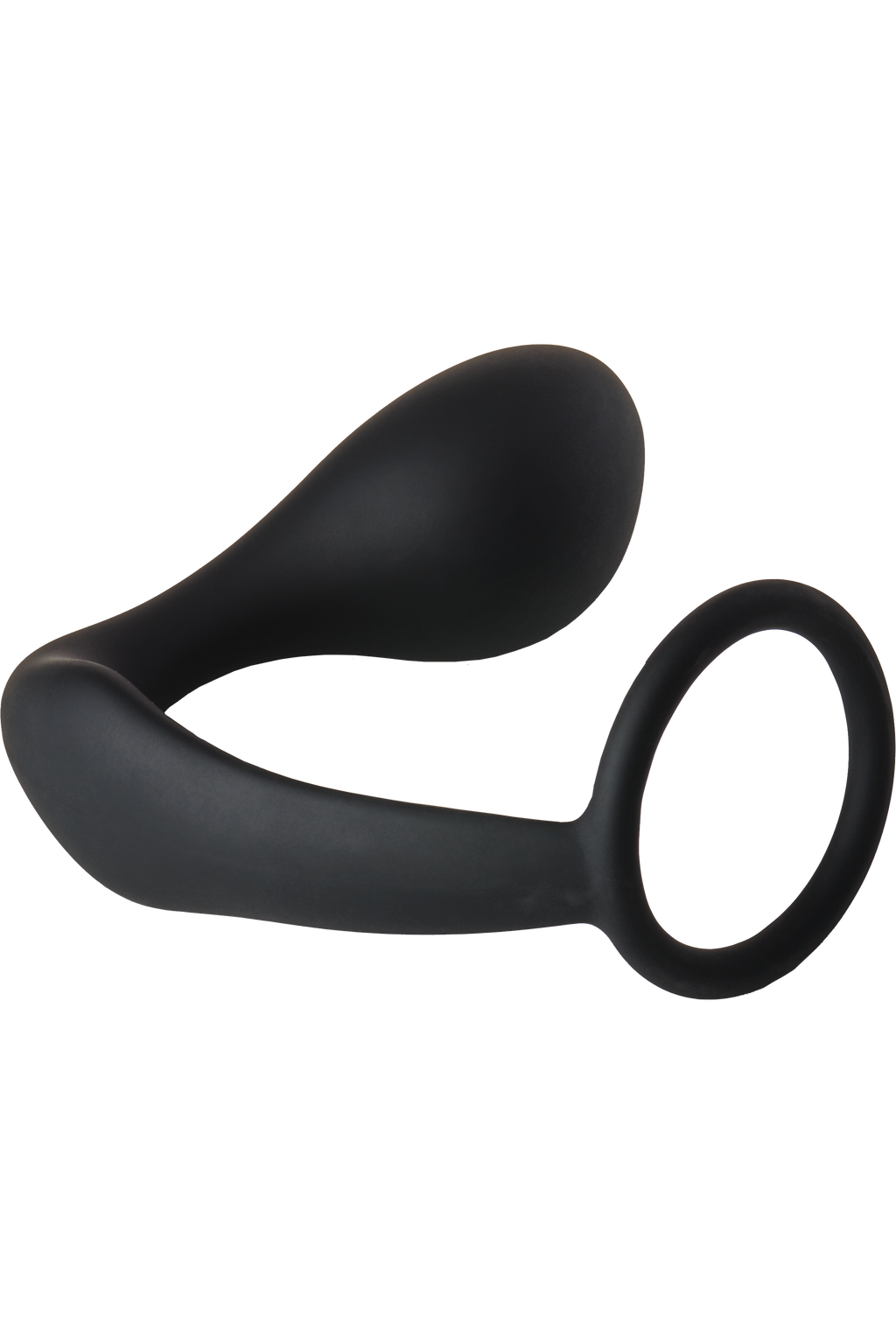 FANTASTICO PLUG ANALE CON ANELLO PER IL PENNELLO NERO