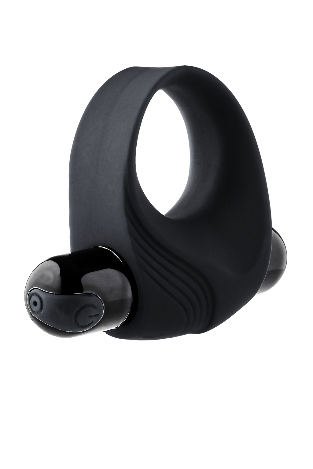 ANELLO PER IL PENE VIBRANTE RAMROD CON GRANDE PROIETTILE NERO