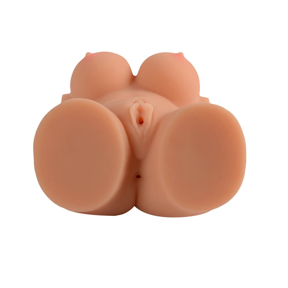 Bambola del sesso a mezzo busto da donna prosperosa