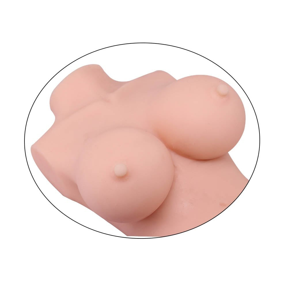 Masturbatore 3D a doppio foro IV