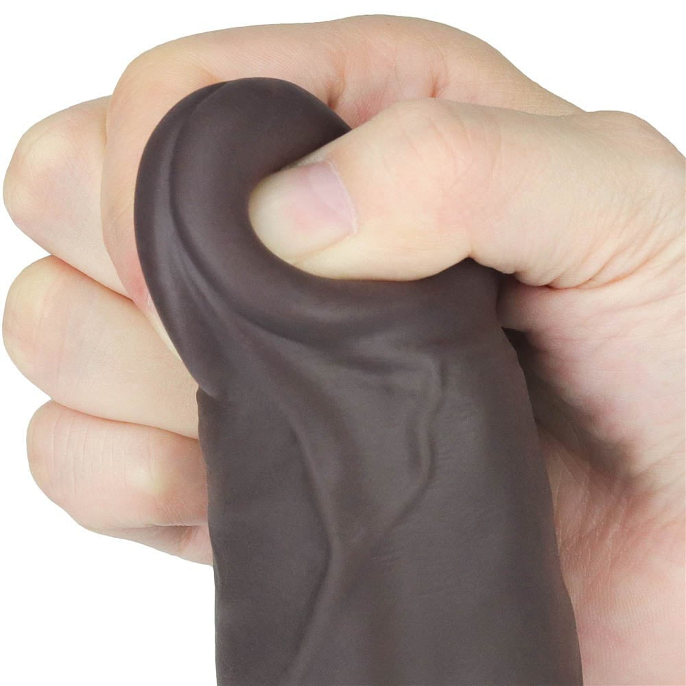Rotatore in silicone a doppio strato da 9'', marrone