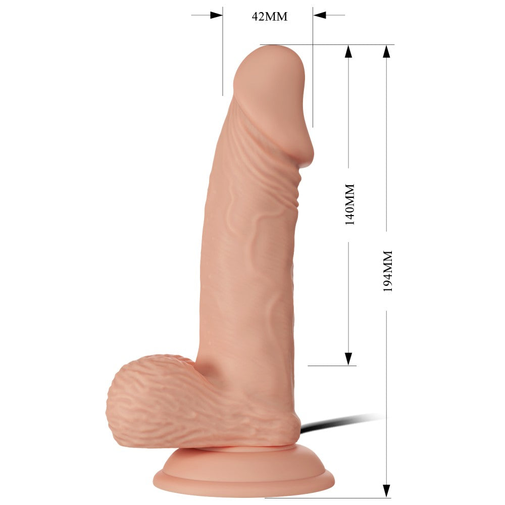Bellissimo dildo vibrante Zebulon 7,6 "