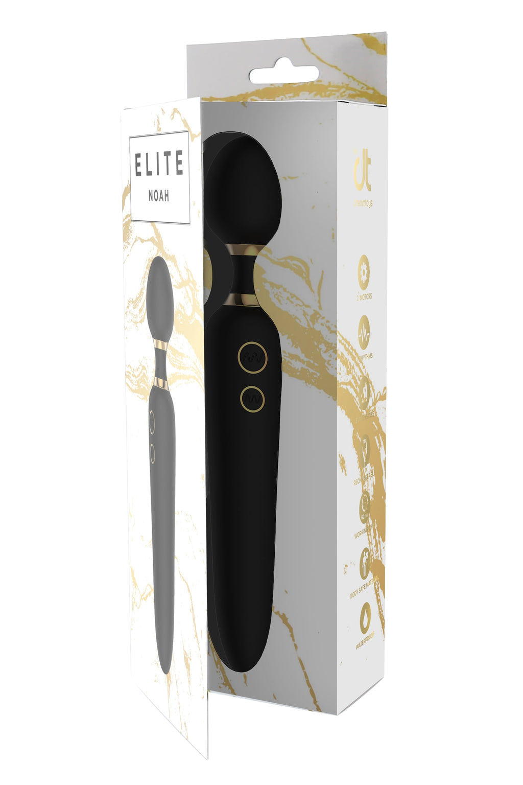 VIBRATORE A DOPPIA BACCHETTA ELITE NOAH