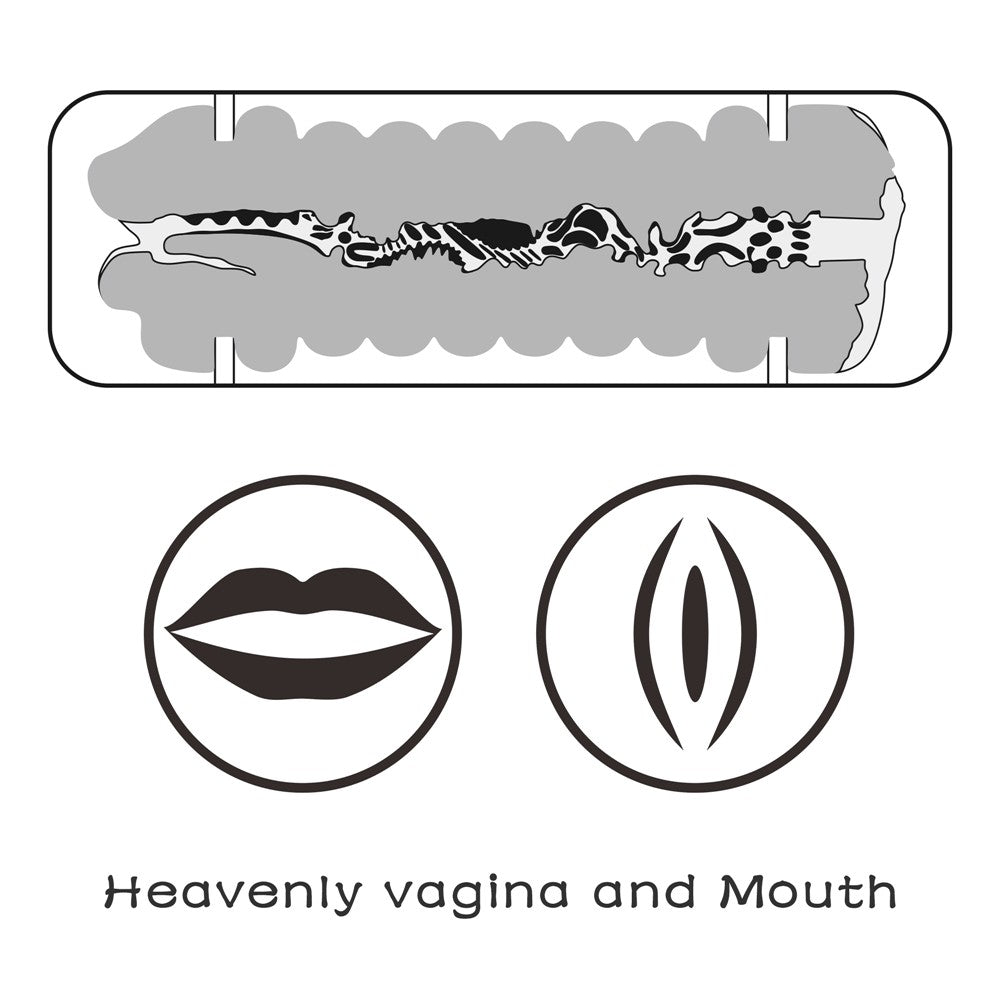 Vagina e bocca con doppio lato Blowout Virgin-skin