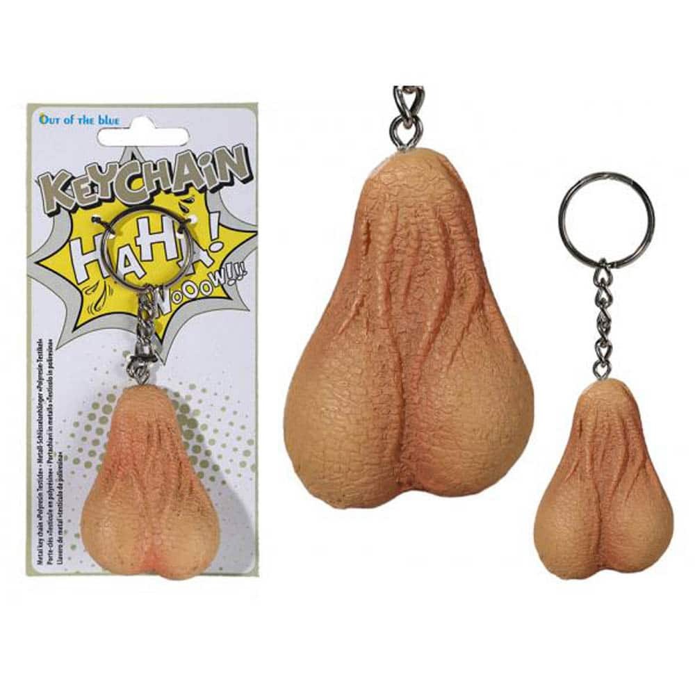 Portachiavi in metallo Testicolo