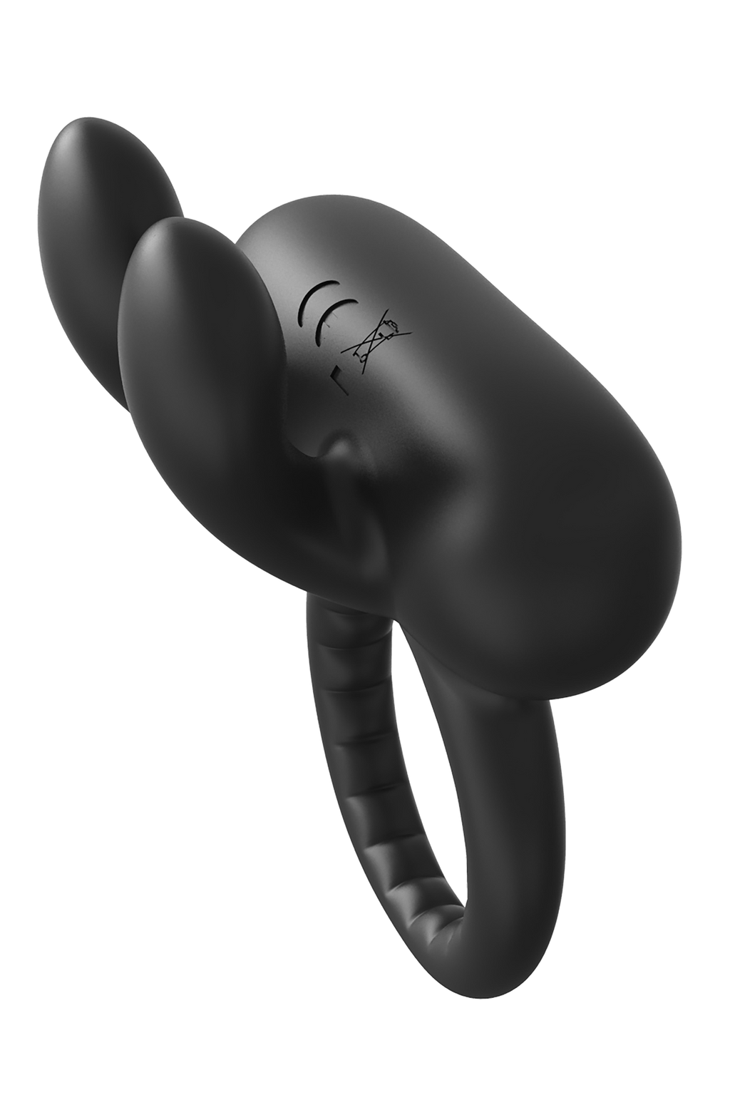 ANELLO PER IL PENE VIBRANTE RAMROD RABBIT NERO
