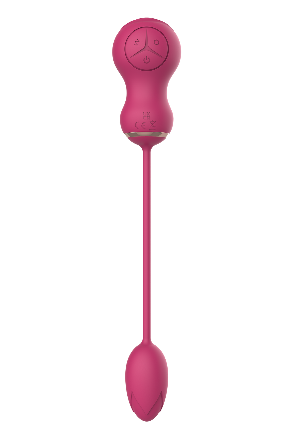 ESSENTIALS DOPPIO STIMOLATORE FLESSIBILE E UOVO VIBRANTE ROSA