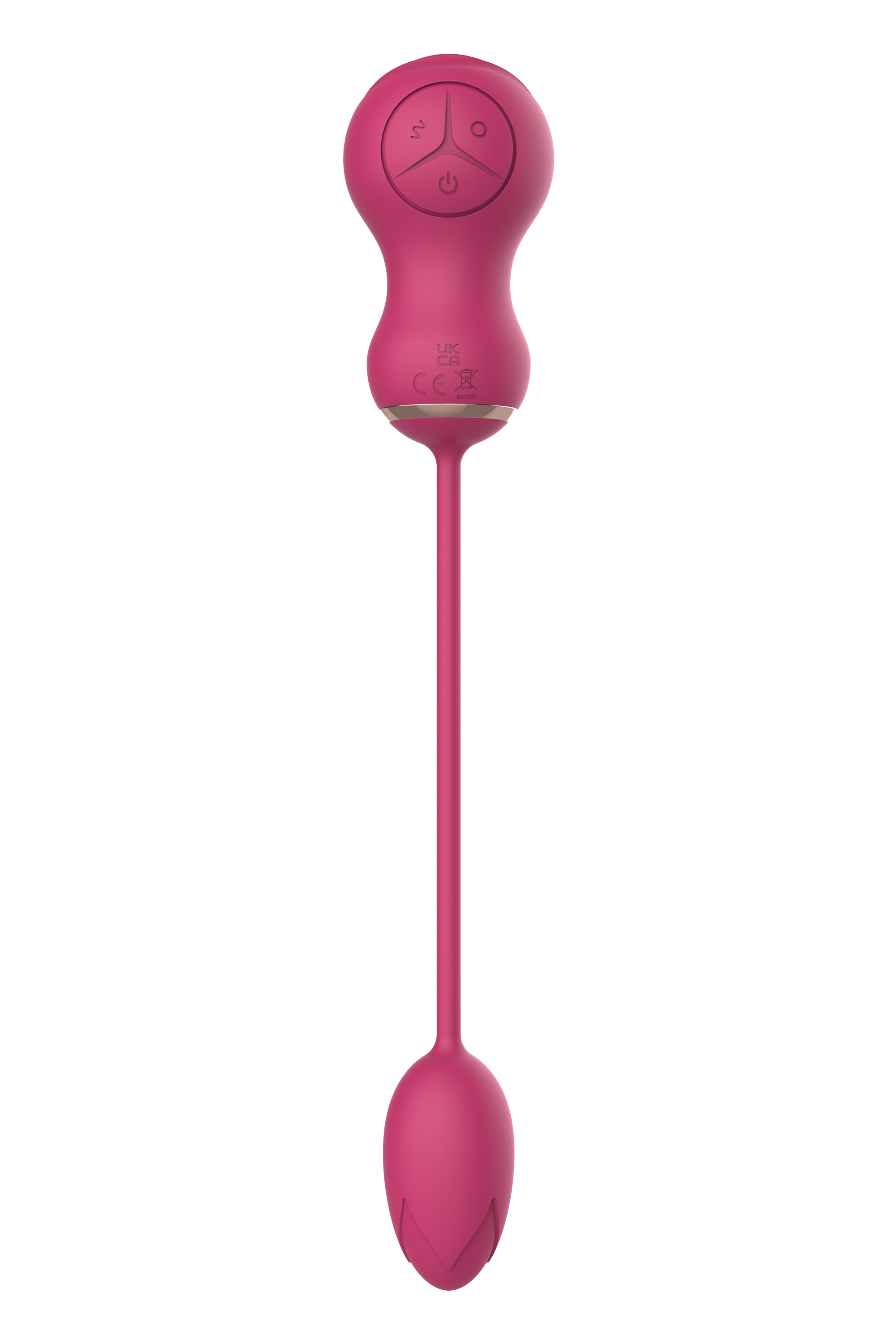 ESSENTIALS DOPPIO STIMOLATORE FLESSIBILE E UOVO VIBRANTE ROSA