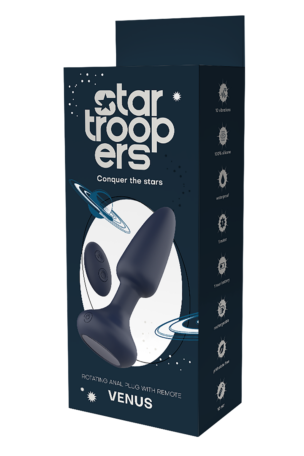 STARTROOPERS VENUS ROTANTE ANAL PLUG CON TELECOMANDO