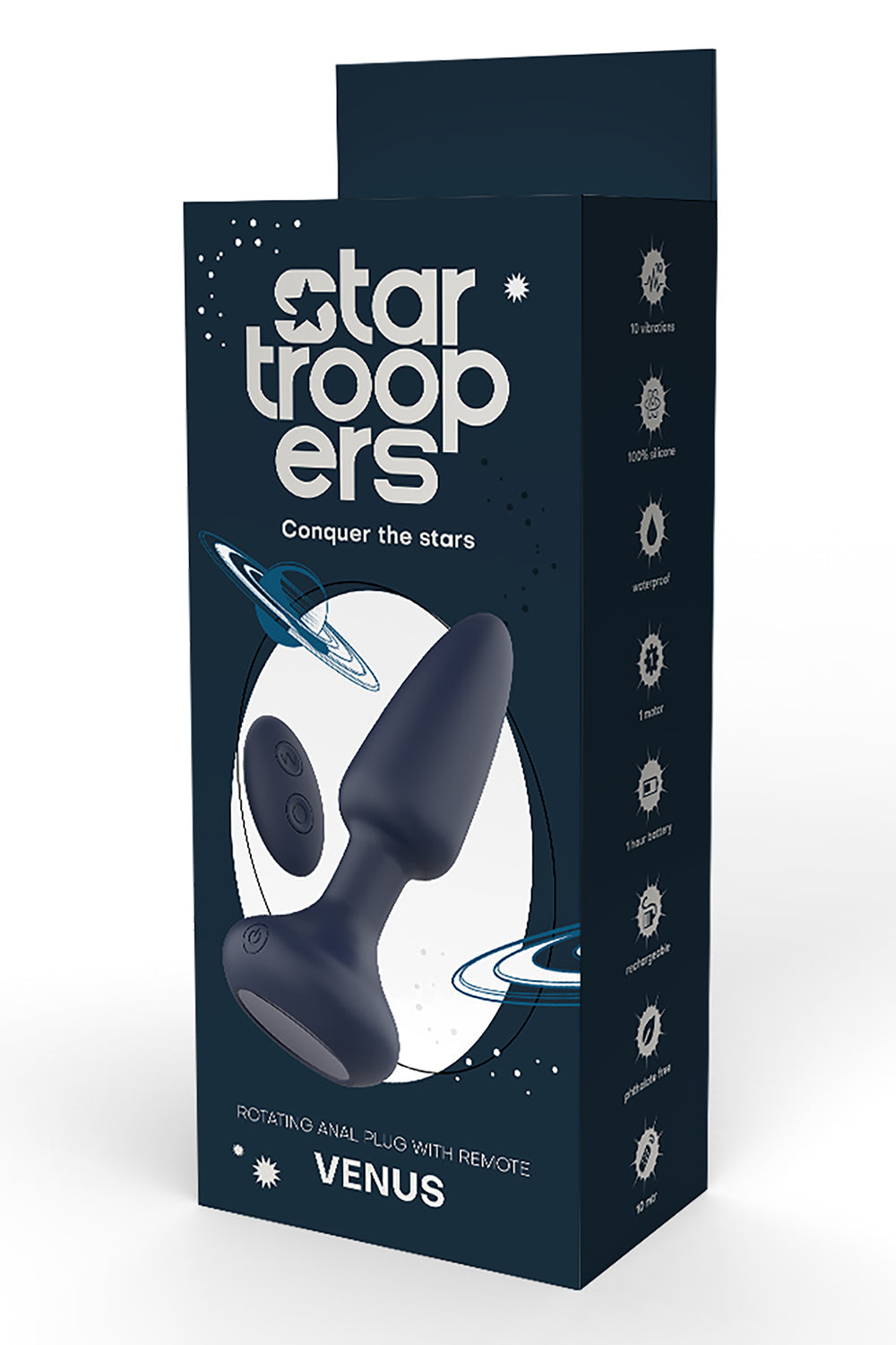 STARTROOPERS VENUS ROTANTE ANAL PLUG CON TELECOMANDO