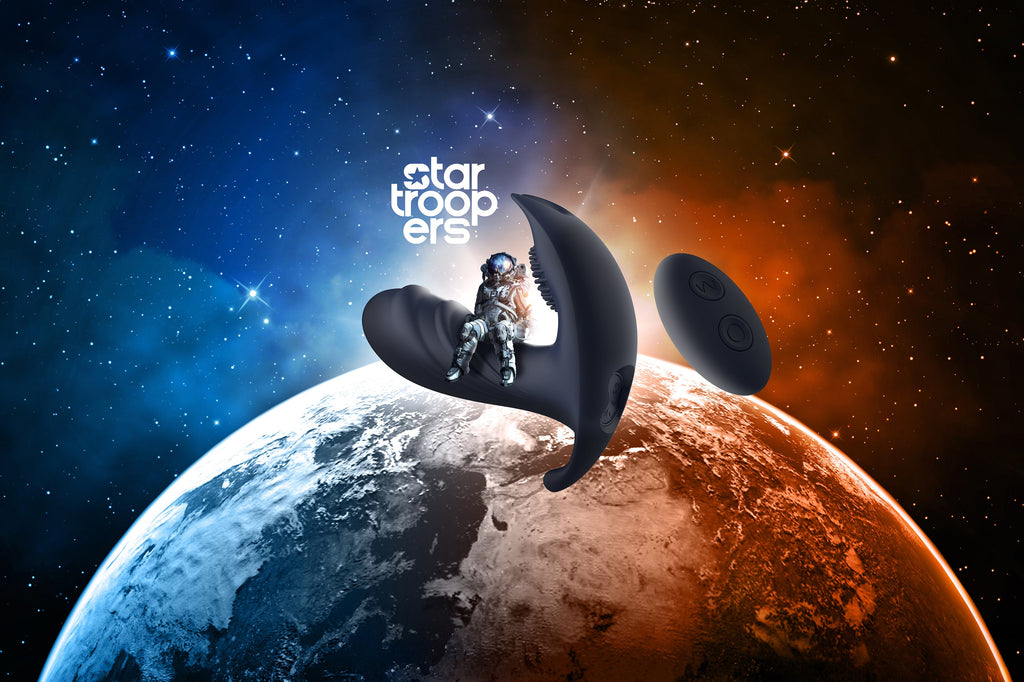 Massaggiatore prostatico atomico Startroopers con telecomando