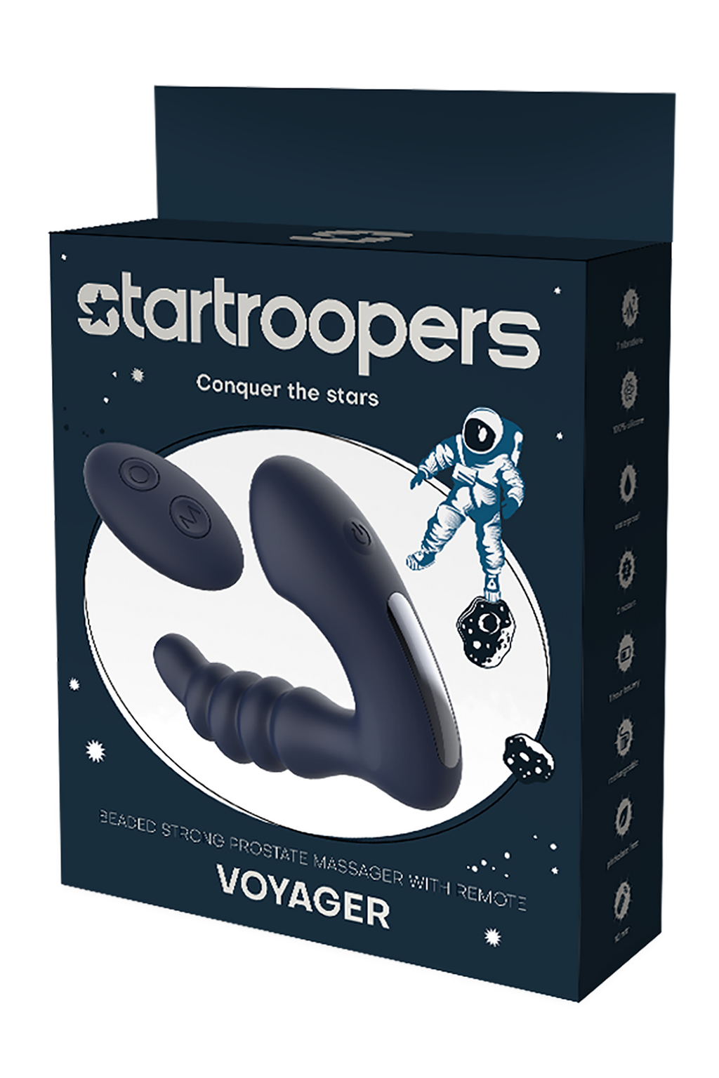 Massaggiatore prostatico Startroopers Voyager con telecomando