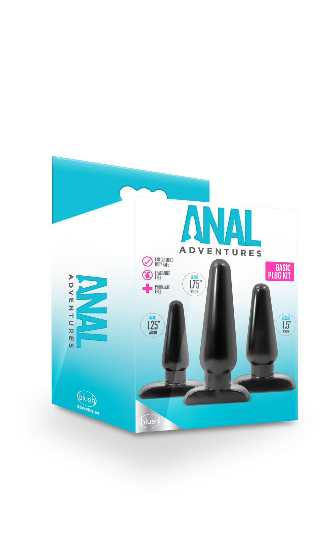 KIT PLUG BASE AVVENTURE ANALI NERO
