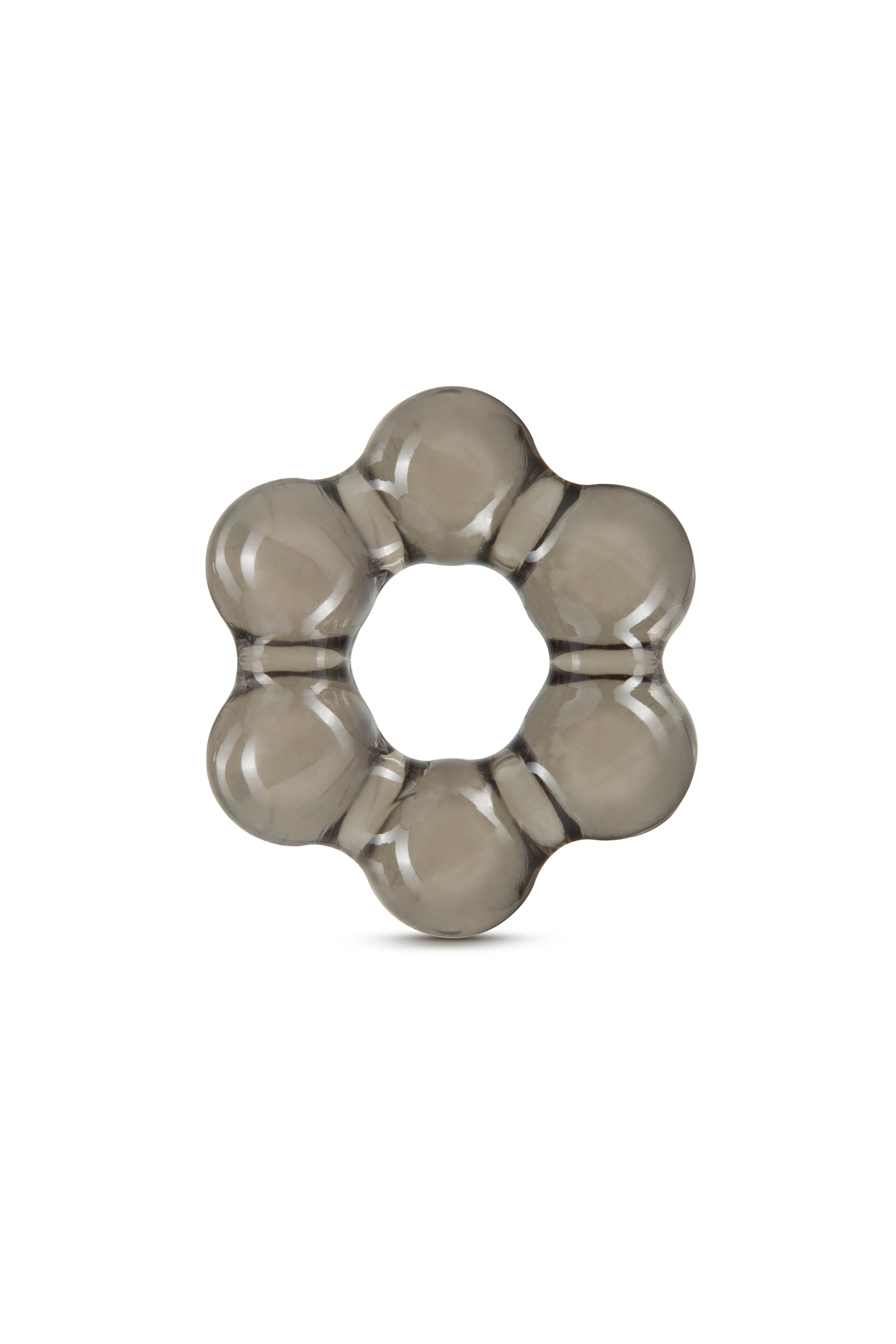 ANELLO PER IL PENE CON PERLINE SPESSE STAY HARD NERO