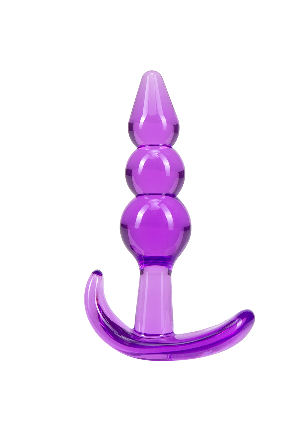 B YOURS PLUG ANALE A TRIPLA PERLA VIOLA