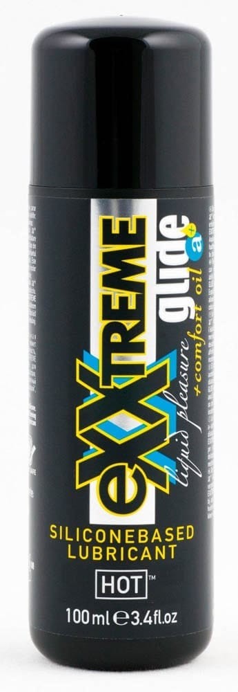 HOT eXXtreme Glide - lubrificante a base di silicone + olio comfort a+ 100 ml