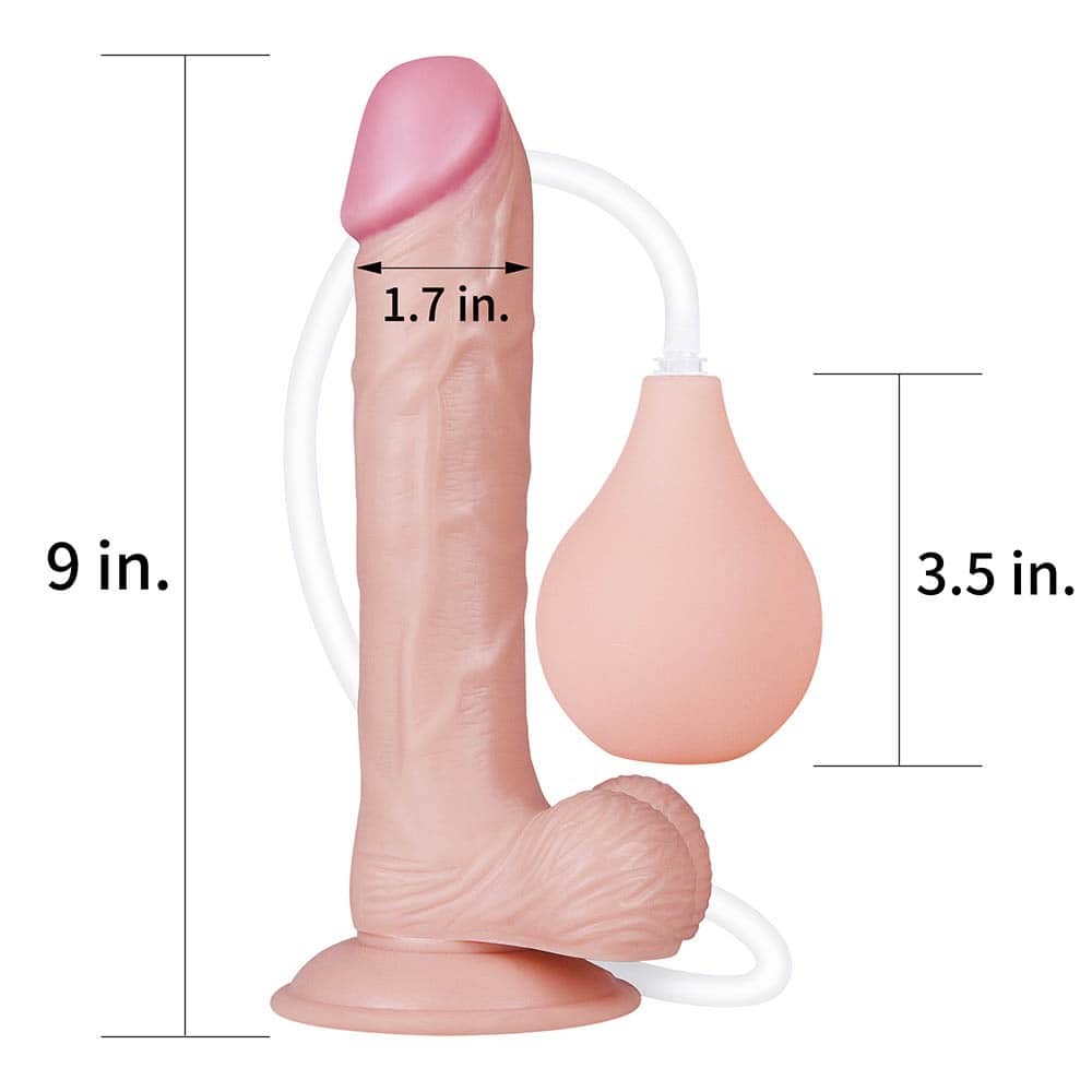 Dildo estremo da 9'' color carne
