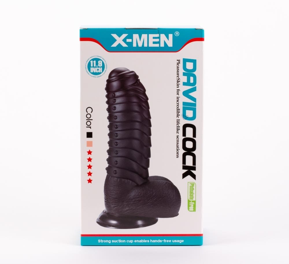 X-MEN Il cazzo nero di David da 11,9 pollici