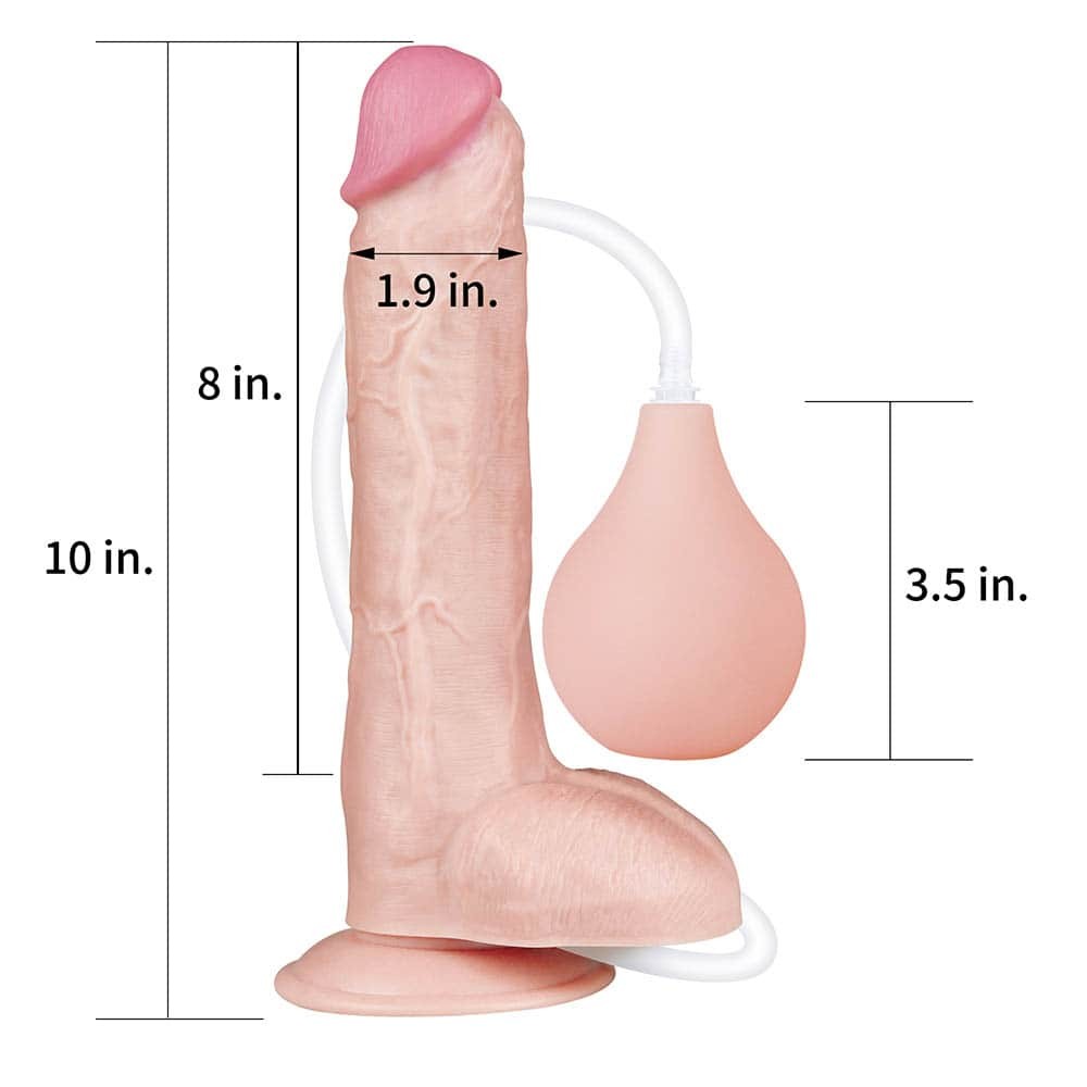 Dildo estremo da 10'' color carne