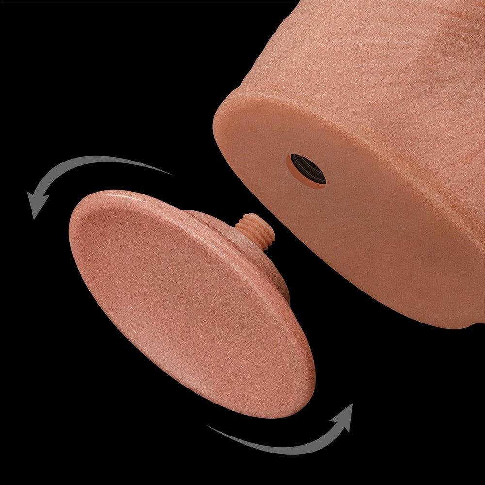 Dildo a doppio strato con pelle scorrevole King Size da 13,5''