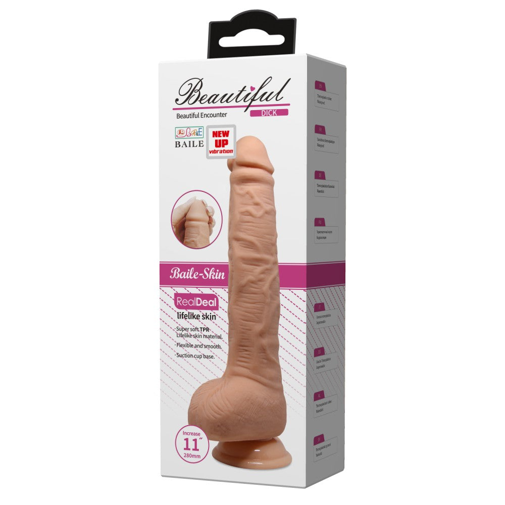 Bellissimo dildo vibrante da 11 pollici