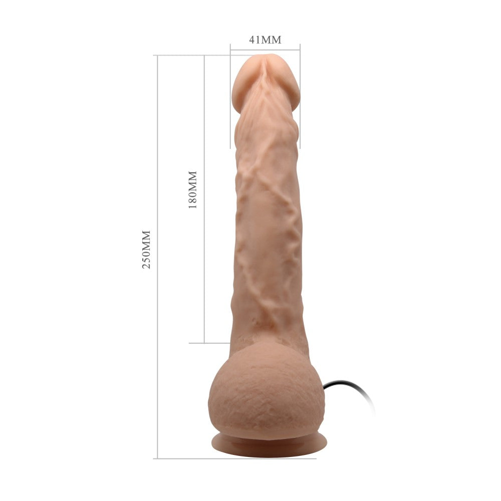 Bellissimo dildo vibrante Jason da 9,8"