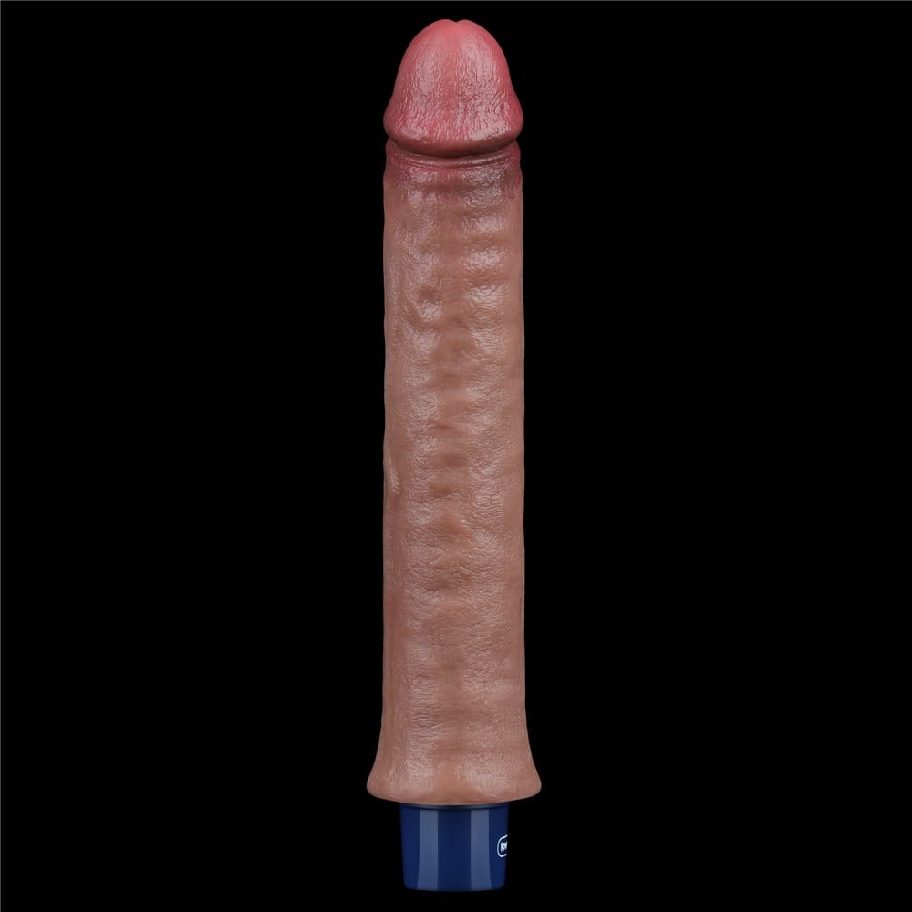 Dildo vibrante ricaricabile in silicone REAL SOFTEE da 9,5"