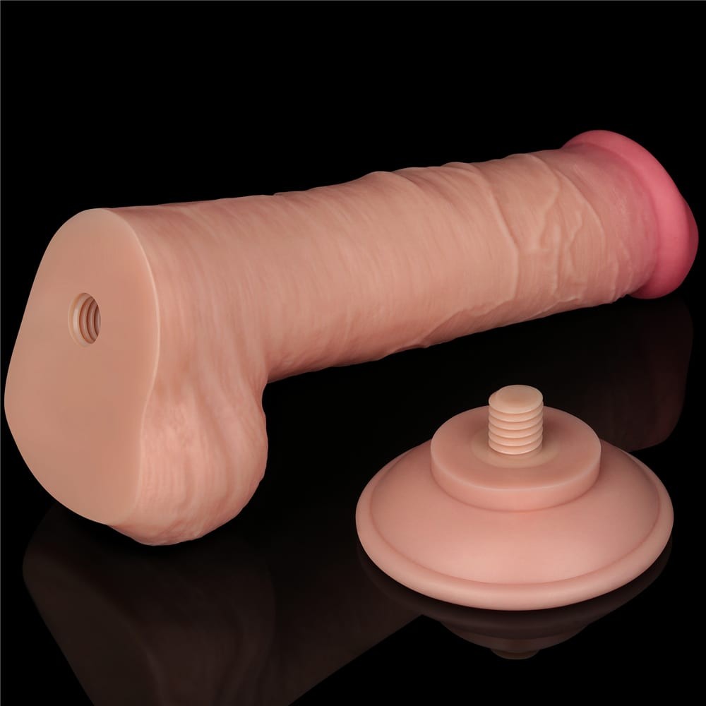 Dildo a doppio strato con pelle scorrevole da 8'' Flesh III_B15O50_3