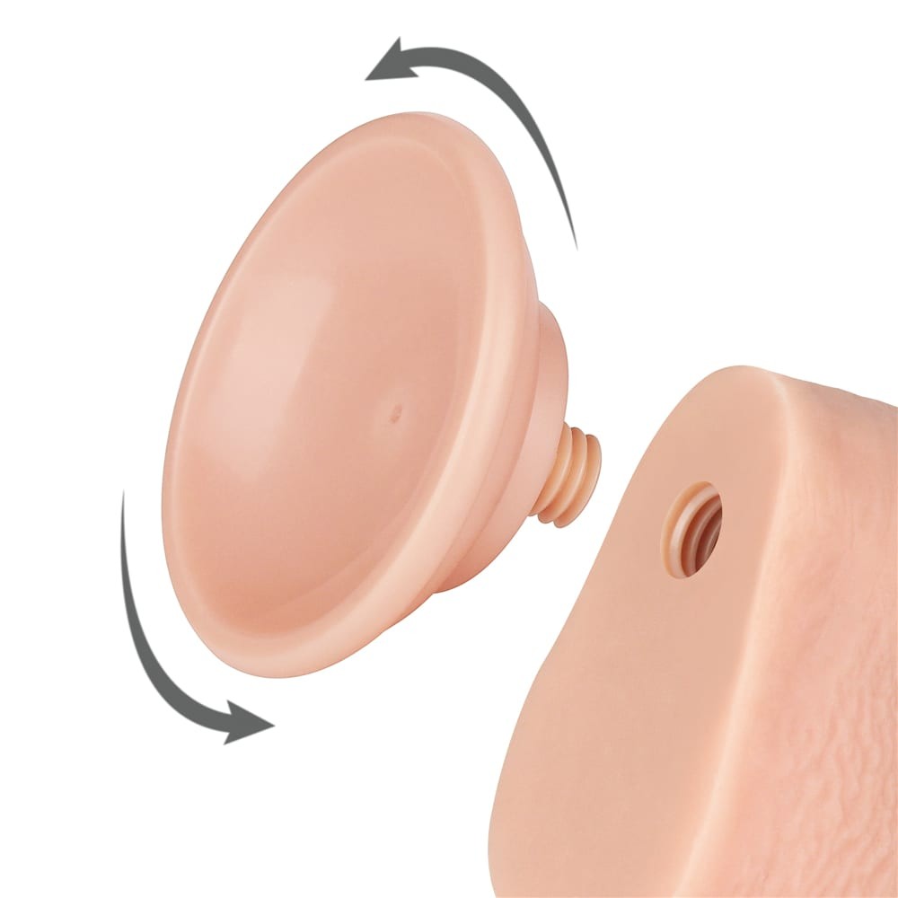 Dildo a doppio strato con pelle scorrevole da 9'' Flesh_B15O50_3