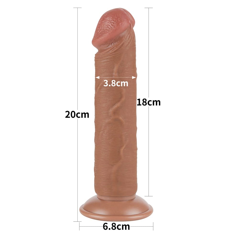 8'' Pelle scorrevole Doppio strato Dong Marrone II_B15O50_3