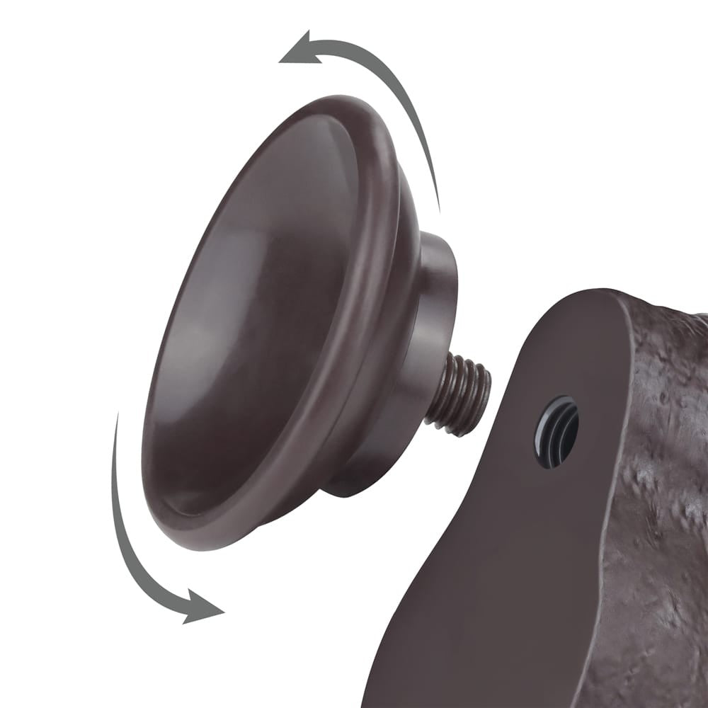 Dildo doppio strato scorrevole da 7'' nero_B15O50_3