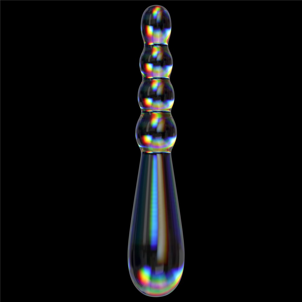 Dildo in vetro Twilight Gleam - Rising Ripples