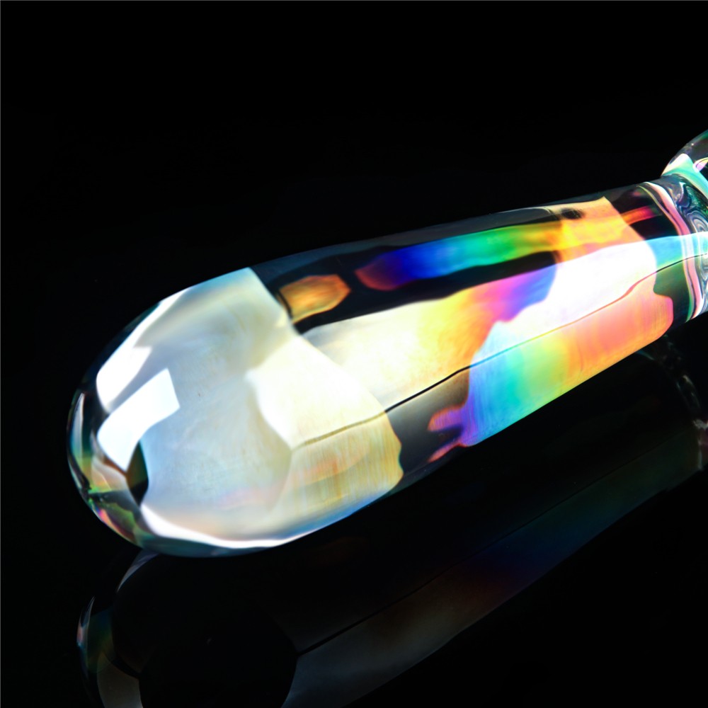 Dildo in vetro Twilight Gleam - Rising Ripples