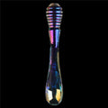 Dildo in vetro Twilight Gleam - Piaceri gemelli