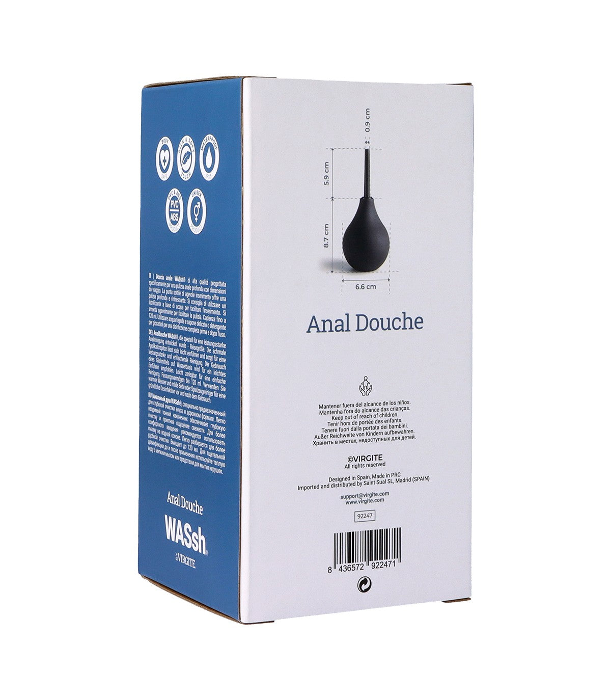 CLISTERE ANALE NERO 120 ML