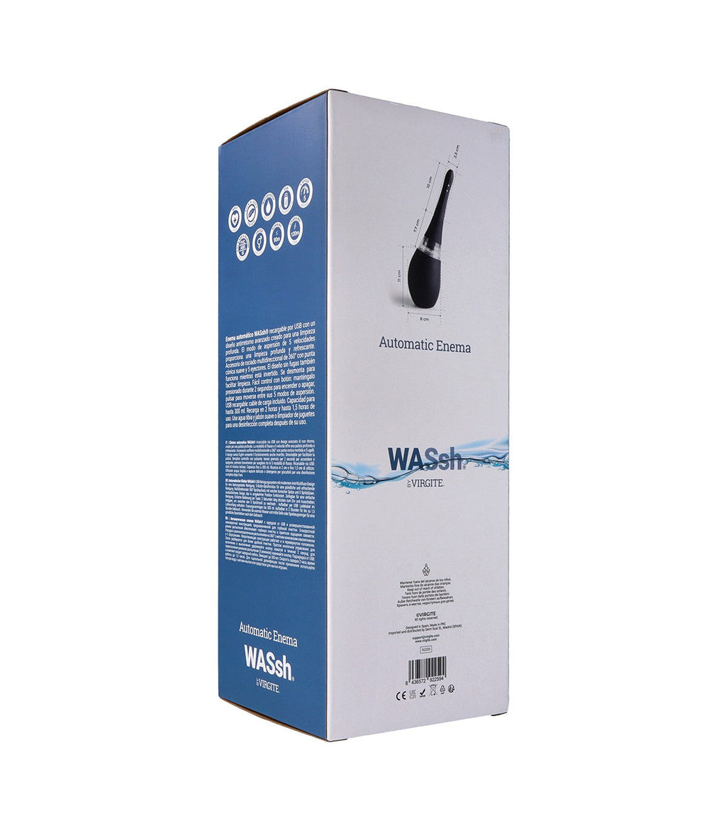 CLISTERE ANALE NERO USB 300 ML