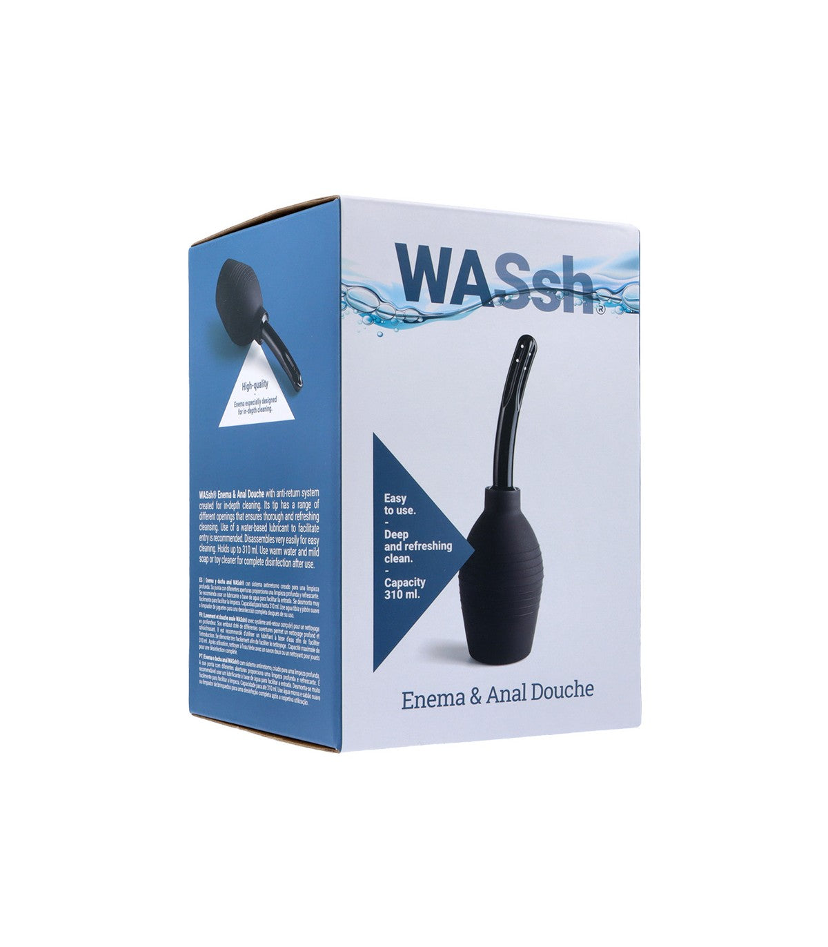 CLISTERE ANALE NERO PER LA PULIZIA 310 ML