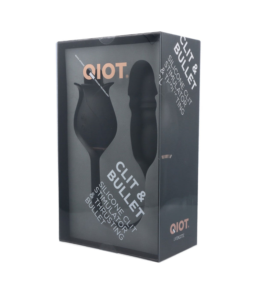 STIMOLATORE CLITORIDEO QIOT - PROIETTILE A SPINTA