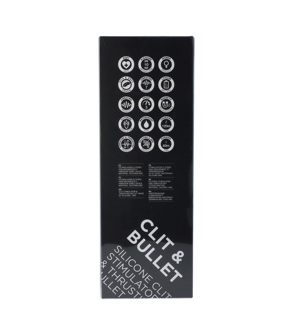 STIMOLATORE CLITORIDEO QIOT - PROIETTILE A SPINTA