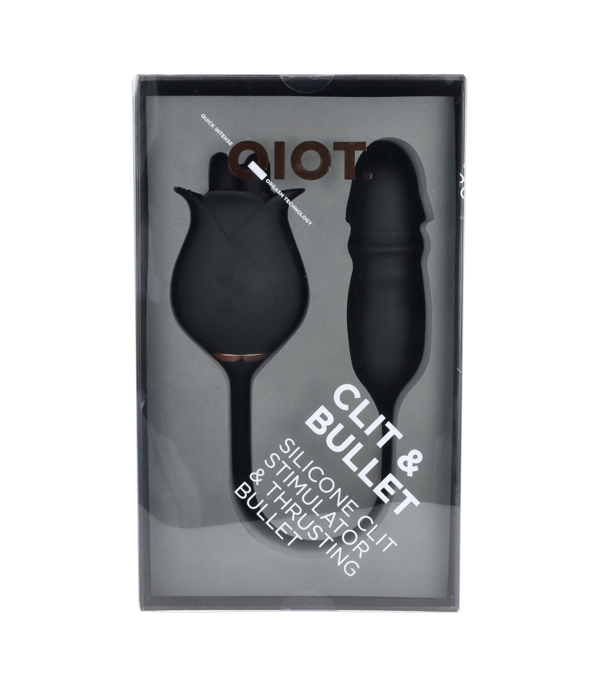 STIMOLATORE CLITORIDEO QIOT - PROIETTILE A SPINTA