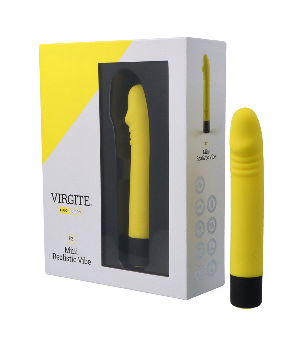 VIBRATORE RICARICABILE IN SILICONE F2 FLUO