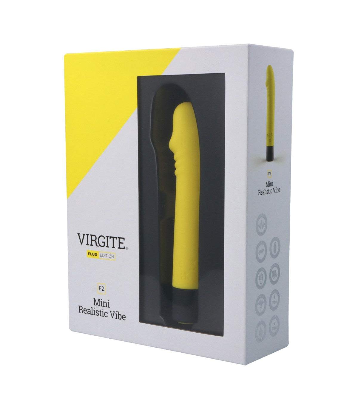 VIBRATORE RICARICABILE IN SILICONE F2 FLUO